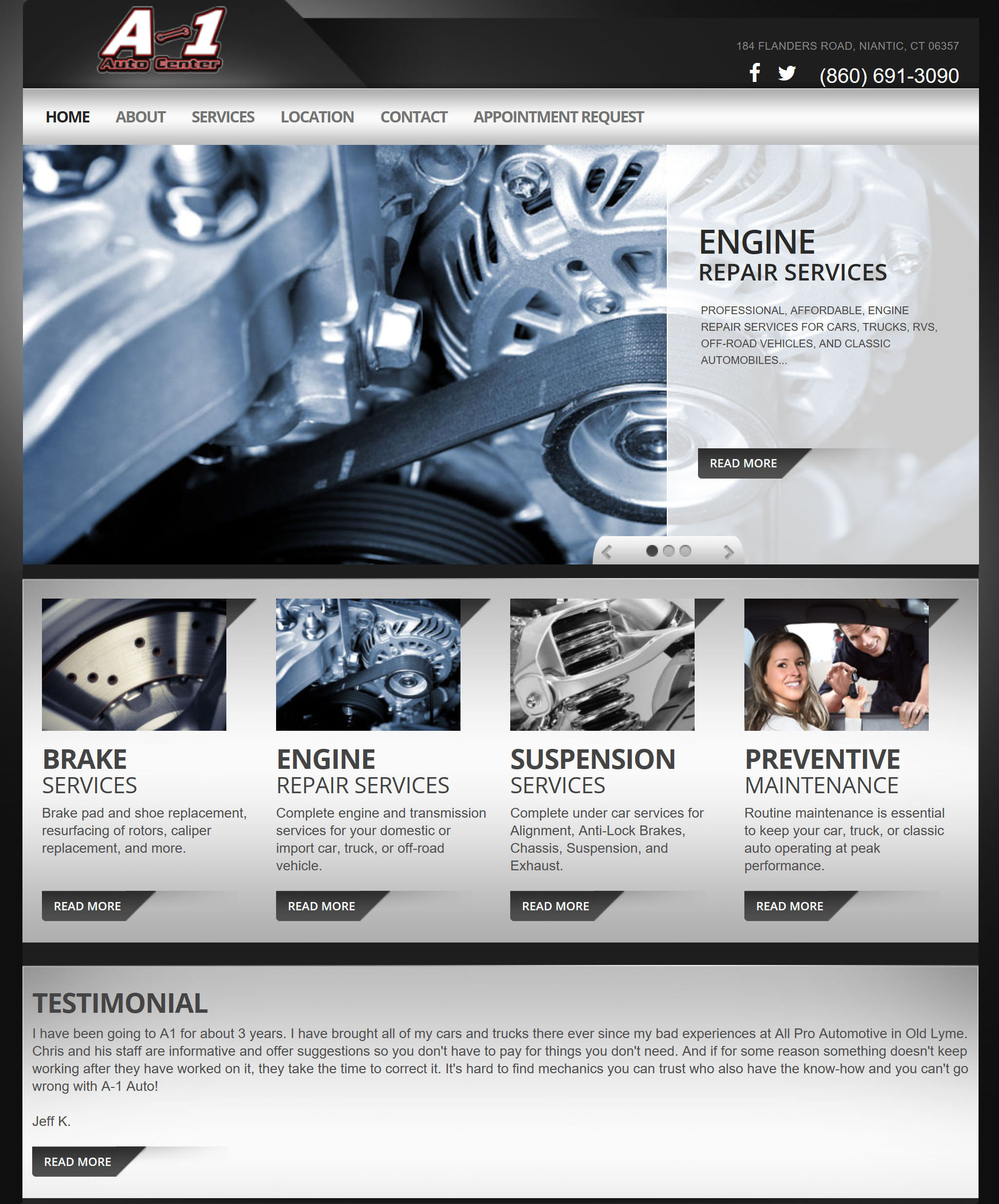 Click or touch to view a portfolio which includes samples of our website design services.